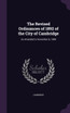The Revised Ordinances of 1892 of the City of Cambridge