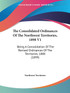 The Consolidated Ordinances Of The Northwest Territories, 1898 V1