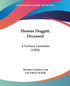 Thomas Doggett, Deceased