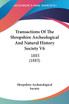 Transactions Of The Shropshire Archeological And Natural History Society V6