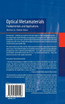 Optical Metamaterials