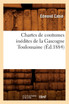 Chartes de coutumes inédites de la Gascogne Toulousaine (Éd.1884)