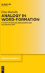 Analogy in Word-formation