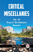 CRITICAL MISCELLANIES Vol.- III ESSAY 5
