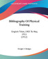 Bibliography Of Physical Training