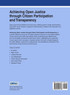 Achieving Open Justice through Citizen Participation and Transparency