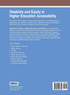 Disability and Equity in Higher Education Accessibility