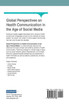 Global Perspectives on Health Communication in the Age of Social Media