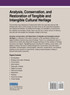 Analysis, Conservation, and Restoration of Tangible and Intangible Cultural Heritage