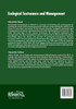 Ecological Sustenance and Management