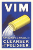 Vintage Journal Vim Cleanser Advertisement