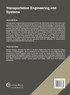 Transportation Engineering and Systems