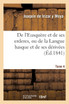 De l'Eusquère et de ses erderes, ou de la Langue basque et de ses dérivées Tome 4