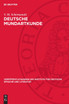 Deutsche Mundartkunde