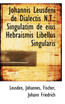 Johannis Leusdeni de Dialectis N.T.