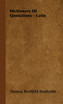 Dictionary of Quotations - Latin