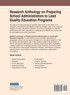 Research Anthology on Preparing School Administrators to Lead Quality Education Programs, VOL 3