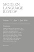 Modern Language Review (111