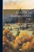 Etat De La Marine Année 1785