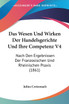 Das Wesen Und Wirken Der Handelsgerichte Und Ihre Competenz V4