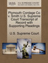 Plymouth Cordage Co v. Smith U.S. Supreme Court Transcript of Record with Supporting Pleadings