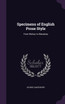 Specimens of English Prose Style