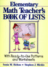 The Elementary Math Teacher's Book of Lists
