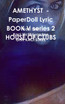 AMETHYST  - PaperDoll Lyric BOOK V series 2 HOUSE OF CLUBS