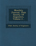 Monthly Journal, Utah Society of Engineers, Volume 2...
