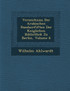 Verzeichniss Der Arabischen Handscrfiften Der K�niglichen Bibliothek Zu Berlin, Volume 6