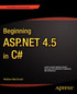 Beginning ASP.NET 4.5 in C#