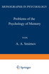 Problems of the Psychology of Memory