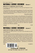 Materials Science Research