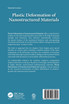 Plastic Deformation of Nanostructured Materials