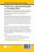 Food Security and Environmental Quality in the Developing World