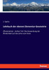 Lehrbuch der ebenen Elementar-Geometrie