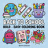 Bold & Easy Back to School Coloring Book for Kids