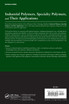 Industrial Polymers, Specialty Polymers, and Their Applications