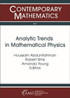 Analytic Trends in Mathematical Physics