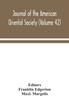Journal of the American Oriental Society (Volume 42) by Franklin Edgerton (Paperback)