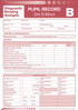 DRA Pupil Record Sheet B 3ED PK10 (Diagnostic Reading Analysis)