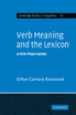 Verb Meaning and the Lexicon