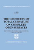 The Geometry of Total Curvature on Complete Open Surfaces