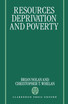Resources, Deprivation, and Poverty