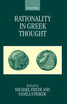 Rationality in Greek Thought