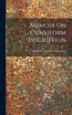 Memoir On Cuneiform Inscription