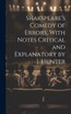 Shakspeare's Comedy of Errors, With Notes Critical and Explanatory by J. Hunter