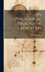 An Etymological Analysis of Latin Verbs