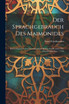 Der Sprachgebrauch des Maimonides