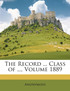 The Record ... Class of ..., Volume 1889